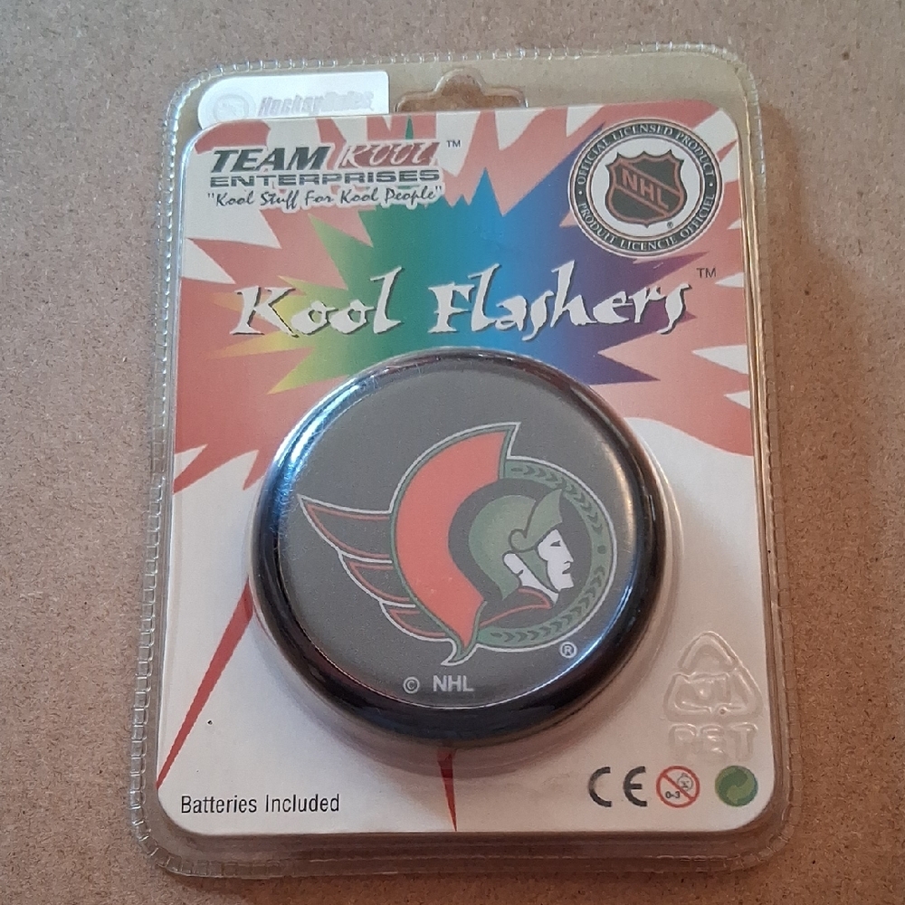 Ottawa Senators NHL Kool Flashers with Red and Gold Logo